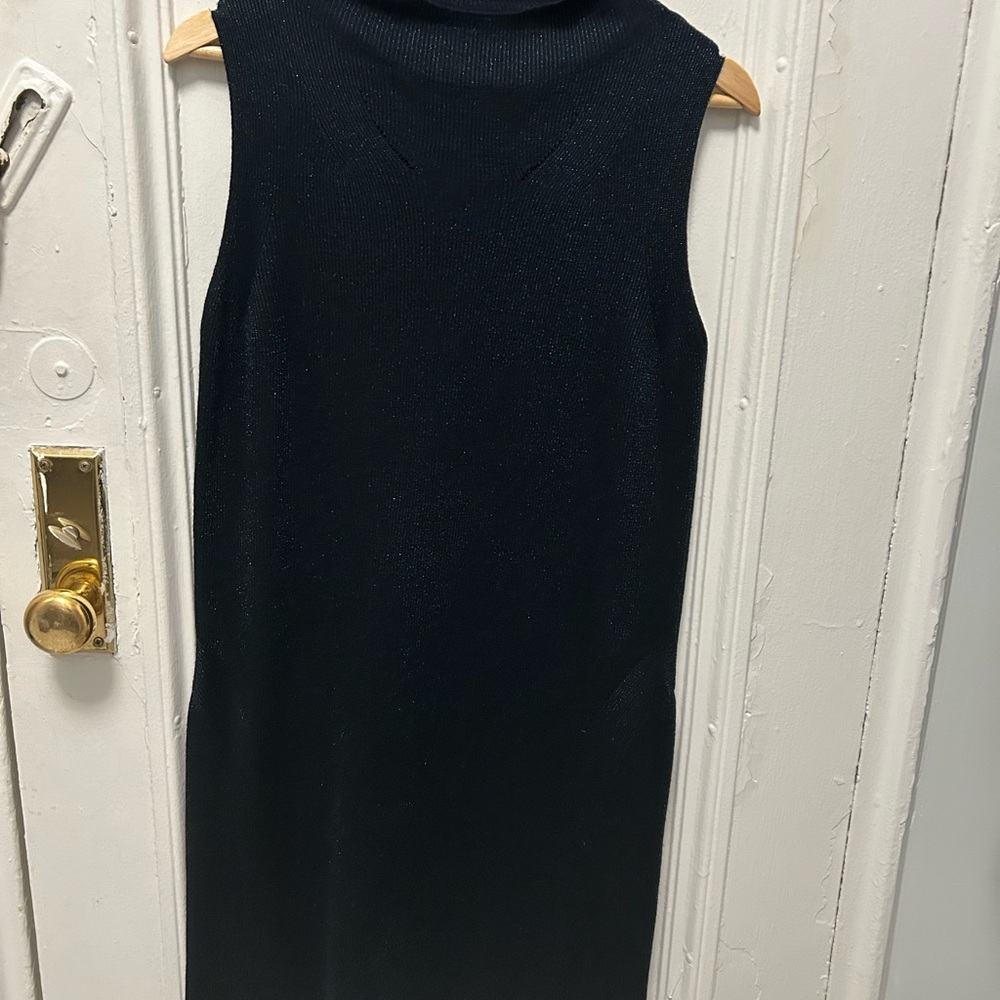 Paul Smith Metallic Blue Sleeveless Dress